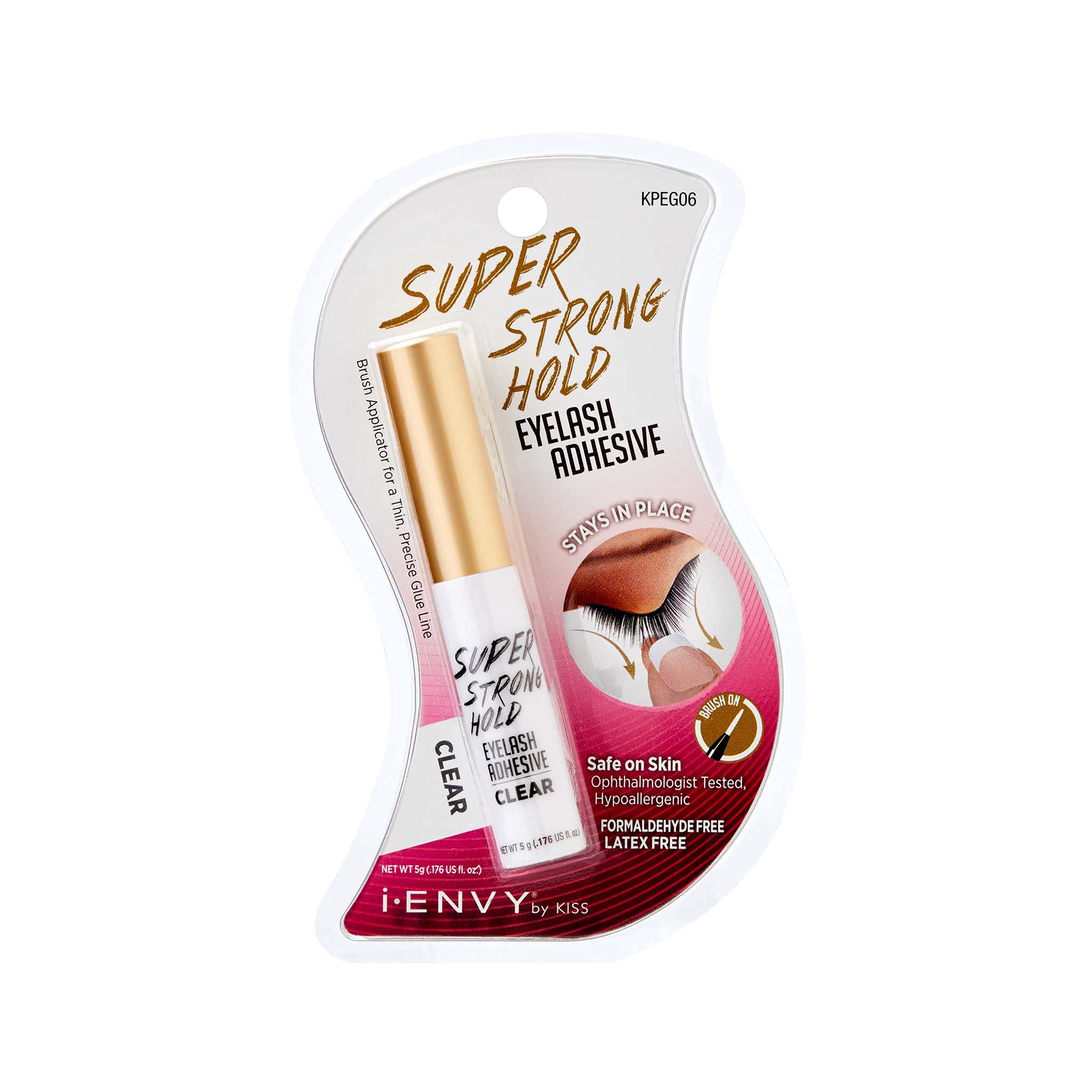 Adhesivo Para Pestañas Kiss I-envy Super Strong Hold Waterproof - Venta Internacional.