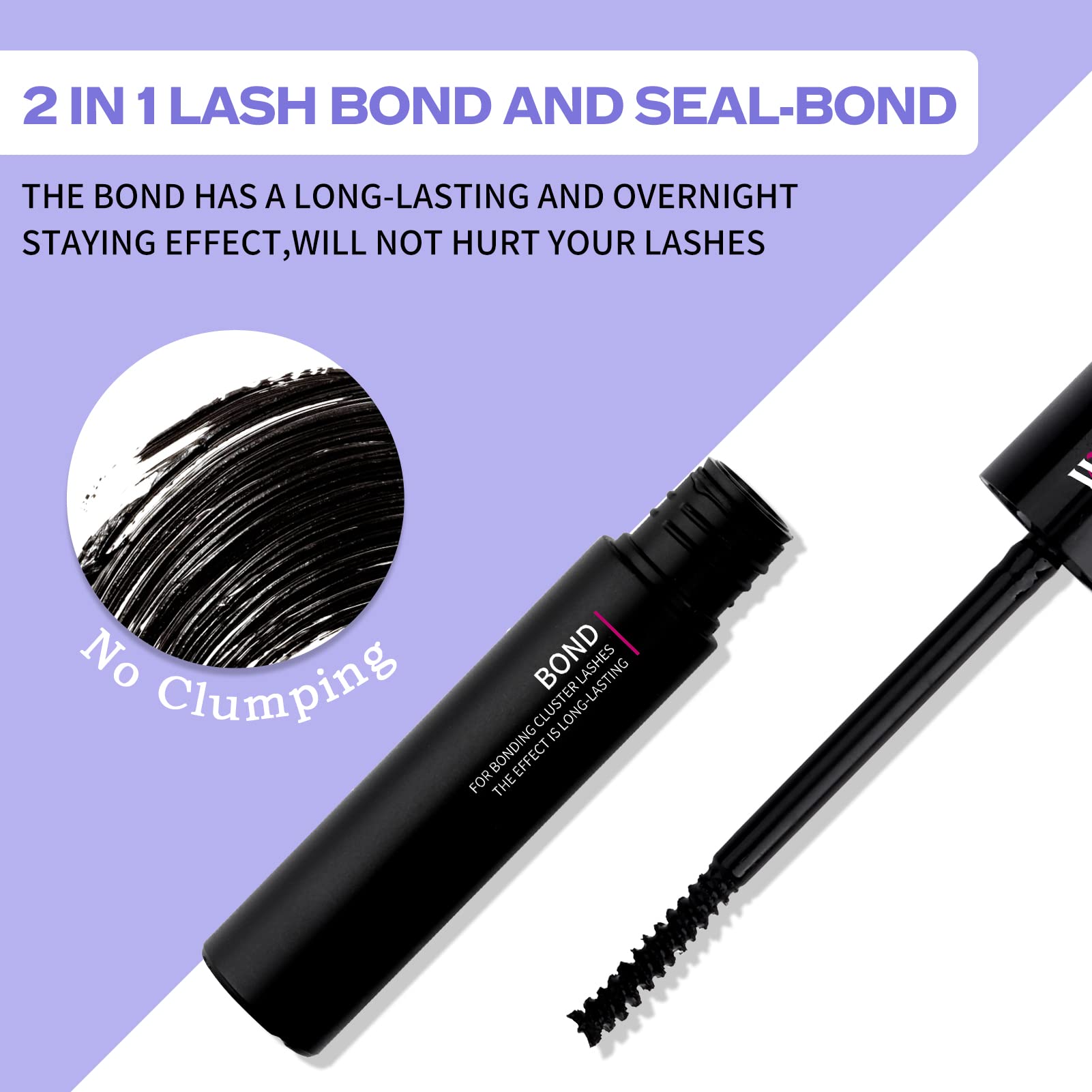 Foto 4 pulgar | Cluster Lash Bond And Seal Wendy Lashes, 5 Ml, Para Pestañas - Venta Internacional.