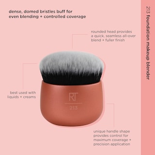 Foto 3 | Mezclador De Maquillaje Y Brocha Kabuki Real Techniques Foundation - Venta Internacional.