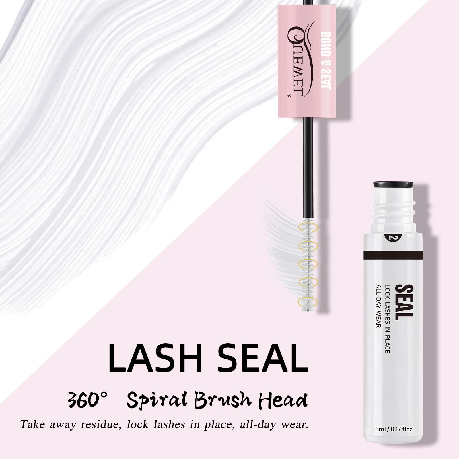 Foto 4 pulgar | Eyelash Bond & Seal Quewel, Resistente Al Agua, De Larga Duración, 10 Ml - Venta Internacional.