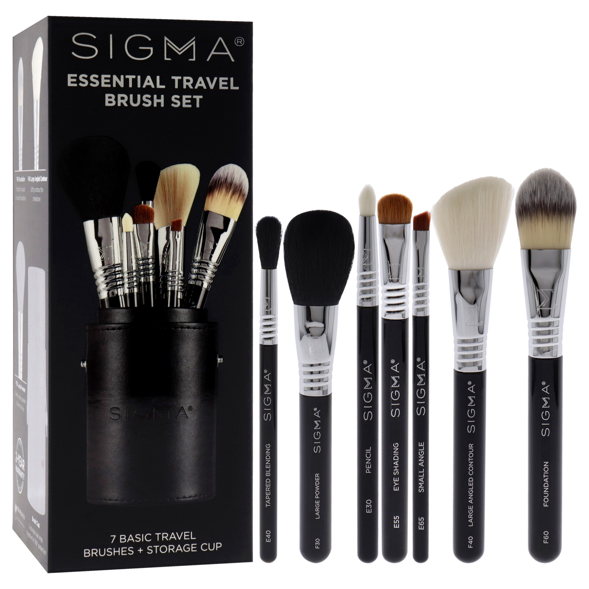 Foto 3 | Set De Cepillos Sigma Essential Travel De 7 Piezas Para Mujer - Venta Internacional.