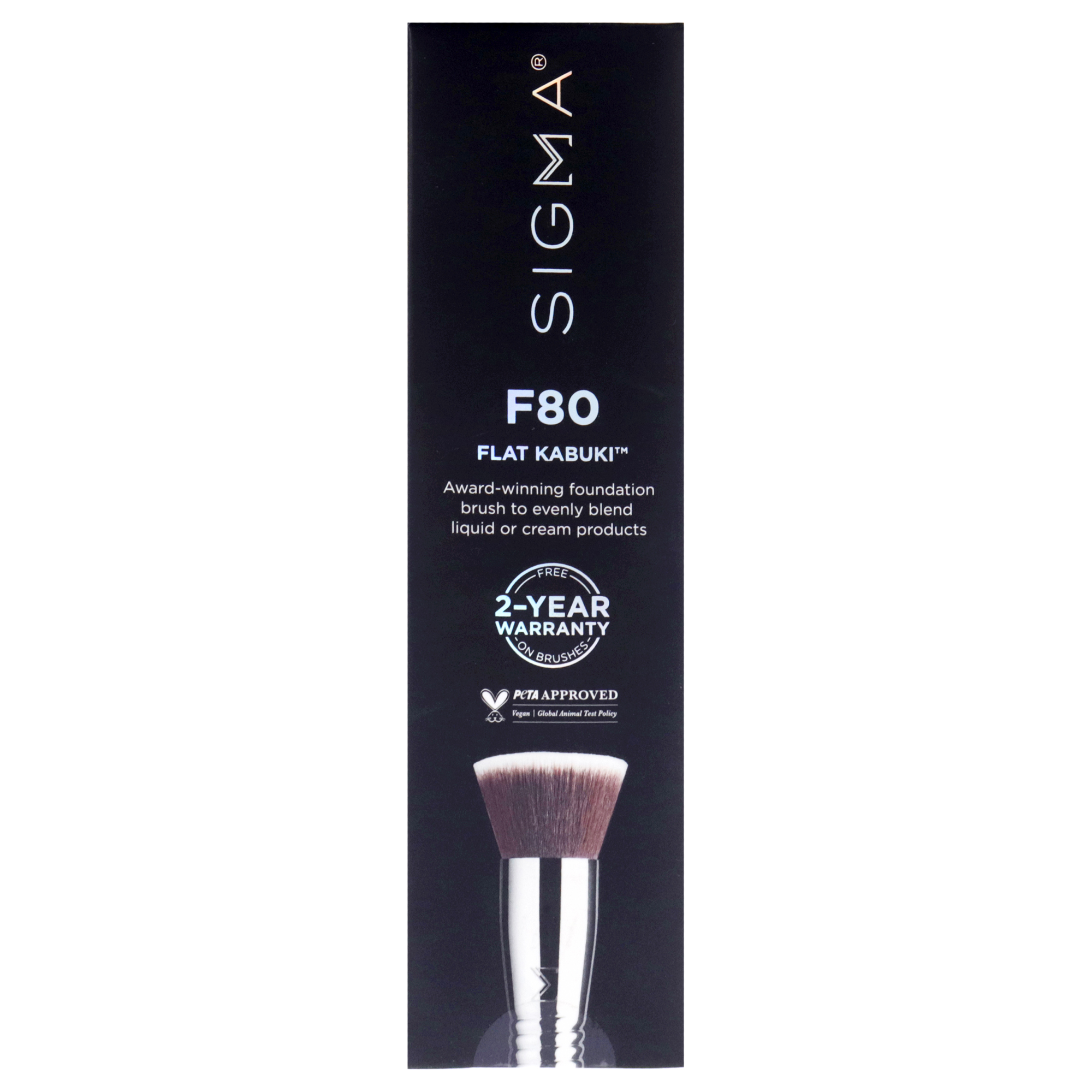 Foto 6 | Brocha Kabuki Sigma Beauty F80 De Superficie Plana Para Mujer - Venta Internacional.