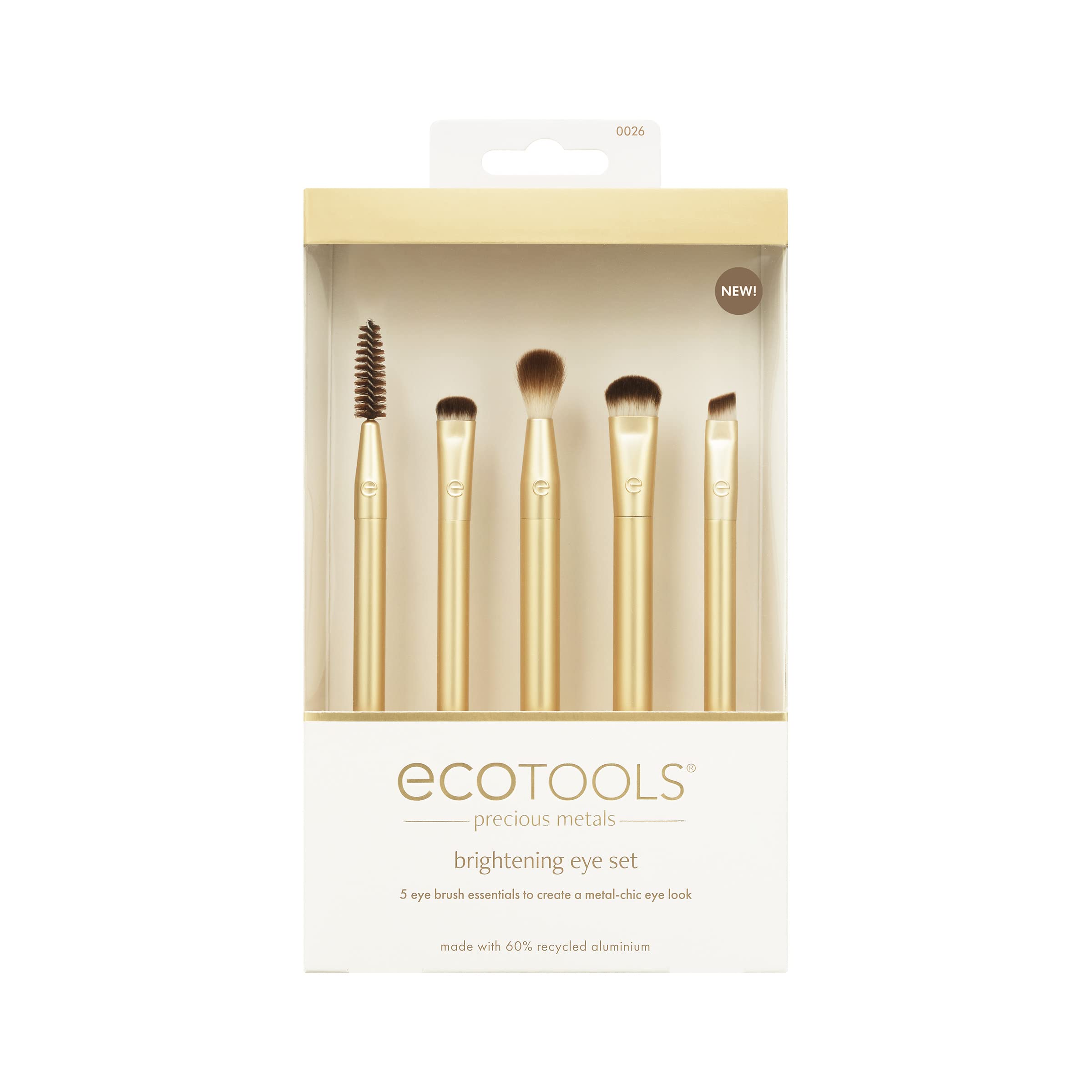 Foto 3 pulgar | Set De Brochas De Maquillaje Ecotools Precious Metals Brightening Eye - Venta Internacional.