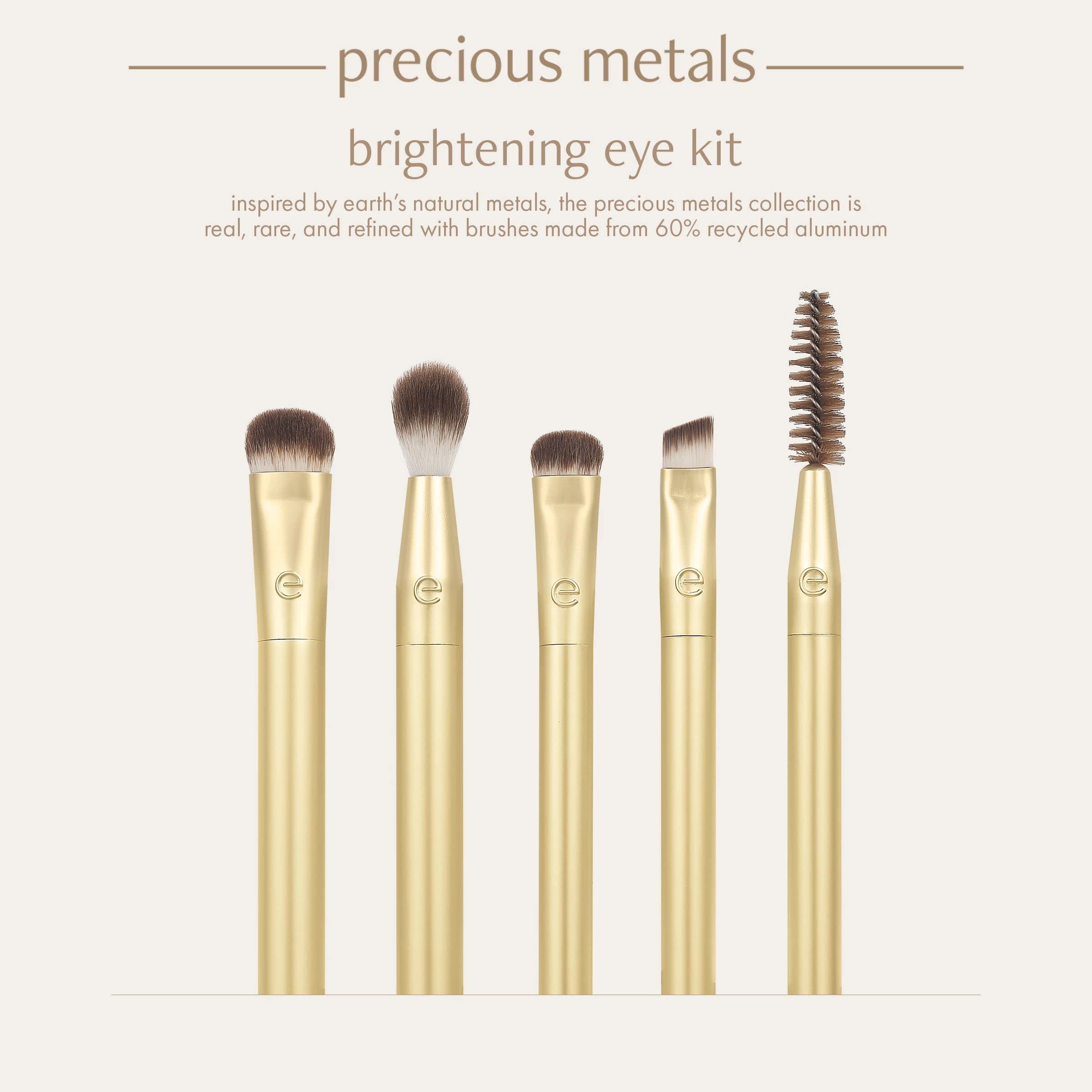 Foto 4 pulgar | Set De Brochas De Maquillaje Ecotools Precious Metals Brightening Eye - Venta Internacional.