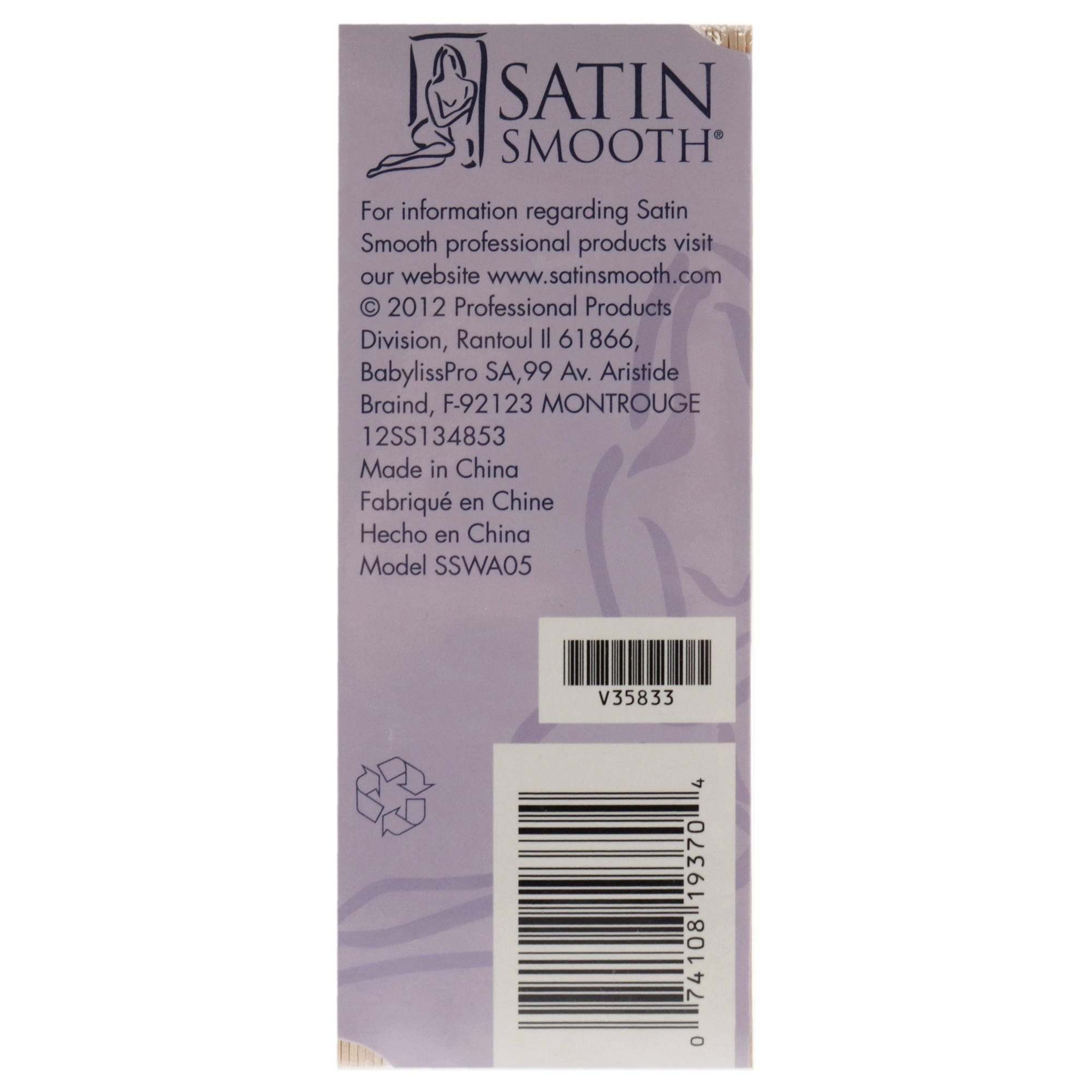 Aplicadores Satin Smooth Petite, 100 Unidades, Para Mujer - Venta Internacional.