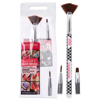 Foto 1 | Set De Decoración De Uñas Bourjois Multi-brush, Brochas En Forma De Abanico, 3 Piezas - Venta Internacional.
