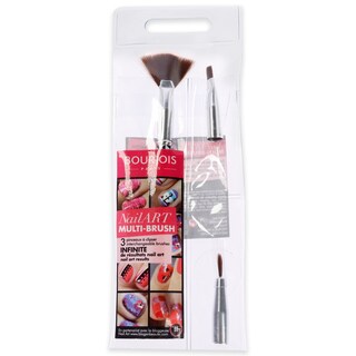 Foto 3 | Set De Decoración De Uñas Bourjois Multi-brush, Brochas En Forma De Abanico, 3 Piezas - Venta Internacional.