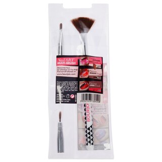 Foto 4 | Set De Decoración De Uñas Bourjois Multi-brush, Brochas En Forma De Abanico, 3 Piezas - Venta Internacional.