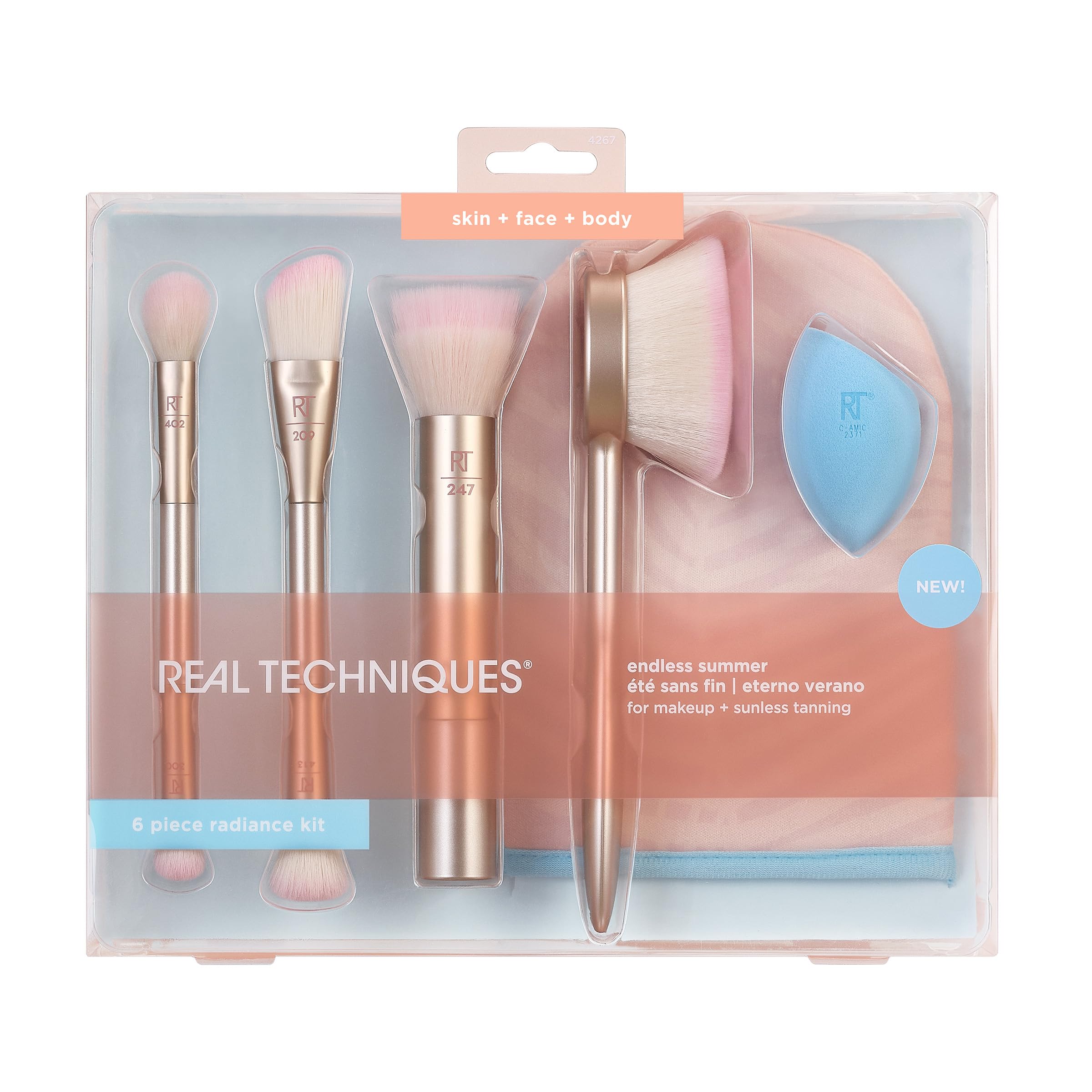 Foto 2 | Kit De Brochas De Maquillaje Real Techniques Endless Summer, Juego De 6 Piezas - Venta Internacional.