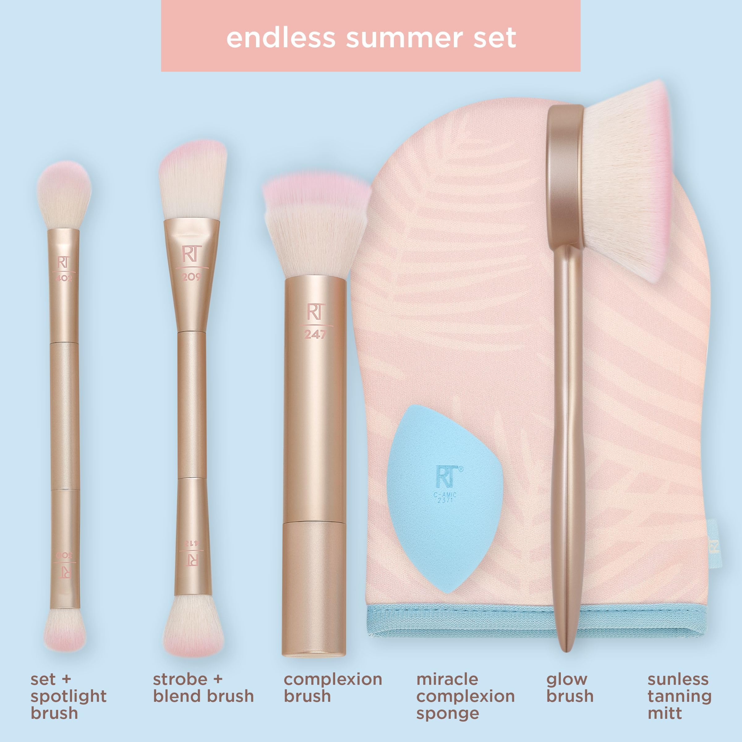 Foto 4 pulgar | Kit De Brochas De Maquillaje Real Techniques Endless Summer, Juego De 6 Piezas - Venta Internacional.