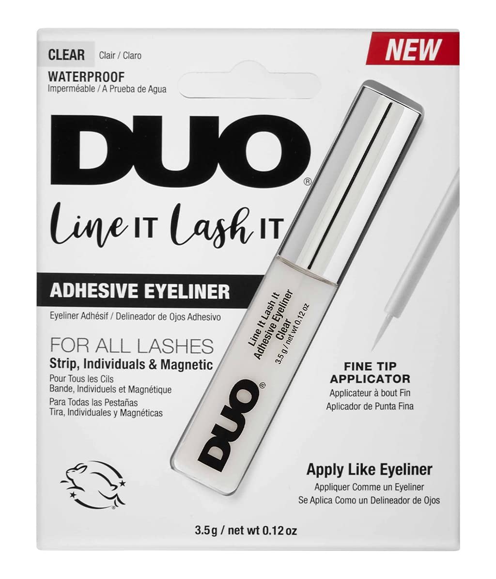 Delineador De Ojos Y Adhesivo Para Pestañas Duo Line It Lash It Clear Waterproof - Venta Internacional.