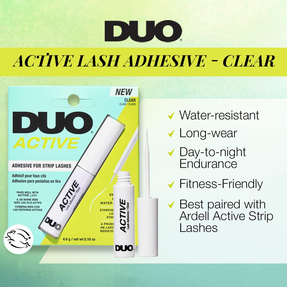 Foto 3 pulgar | Pincel Adhesive Duo Active Clear Para Pestañas, 4,6 G - Venta Internacional.