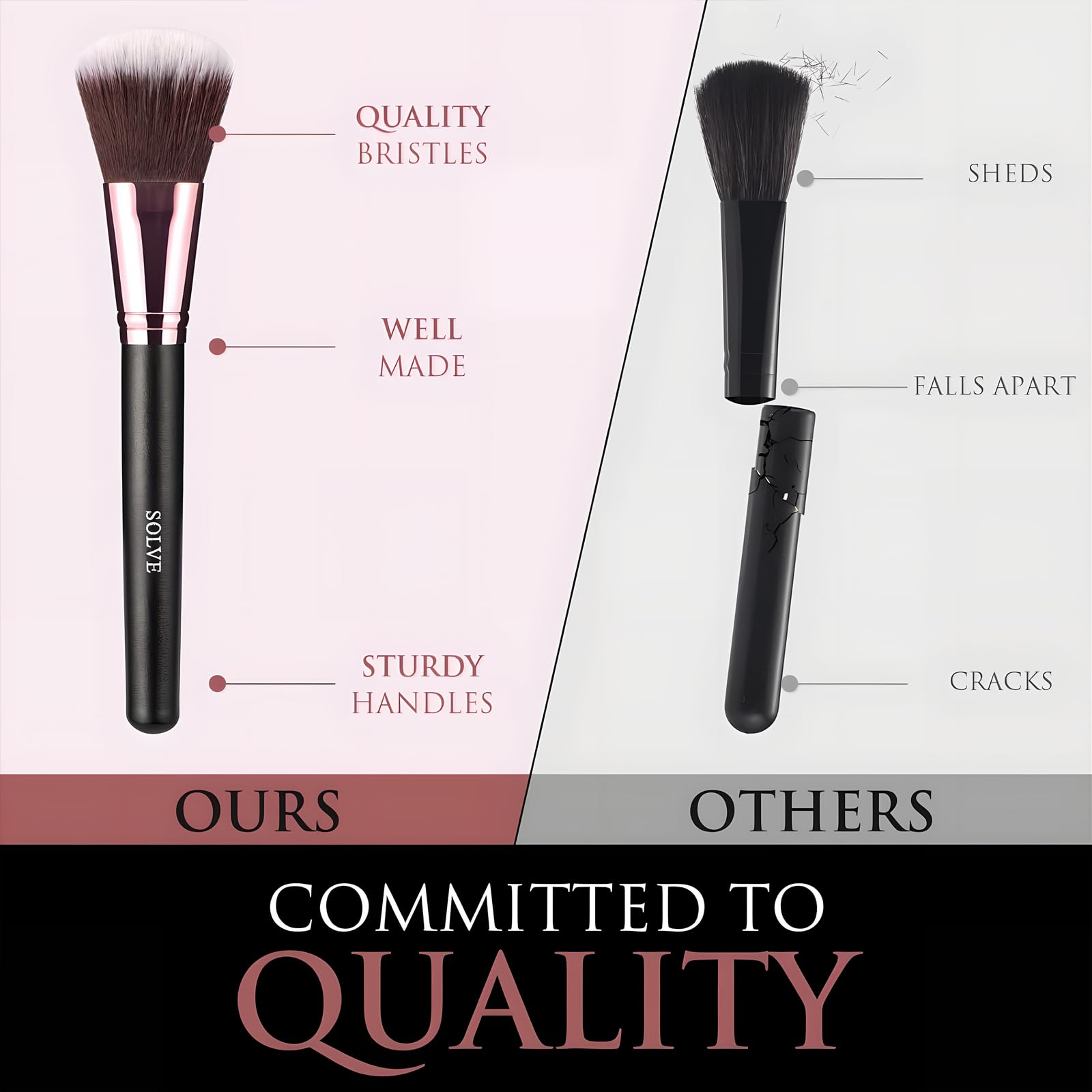 Foto 7 pulgar | Juego de Brochas de Maquillaje Solve 16 Piezas - Venta Internacional