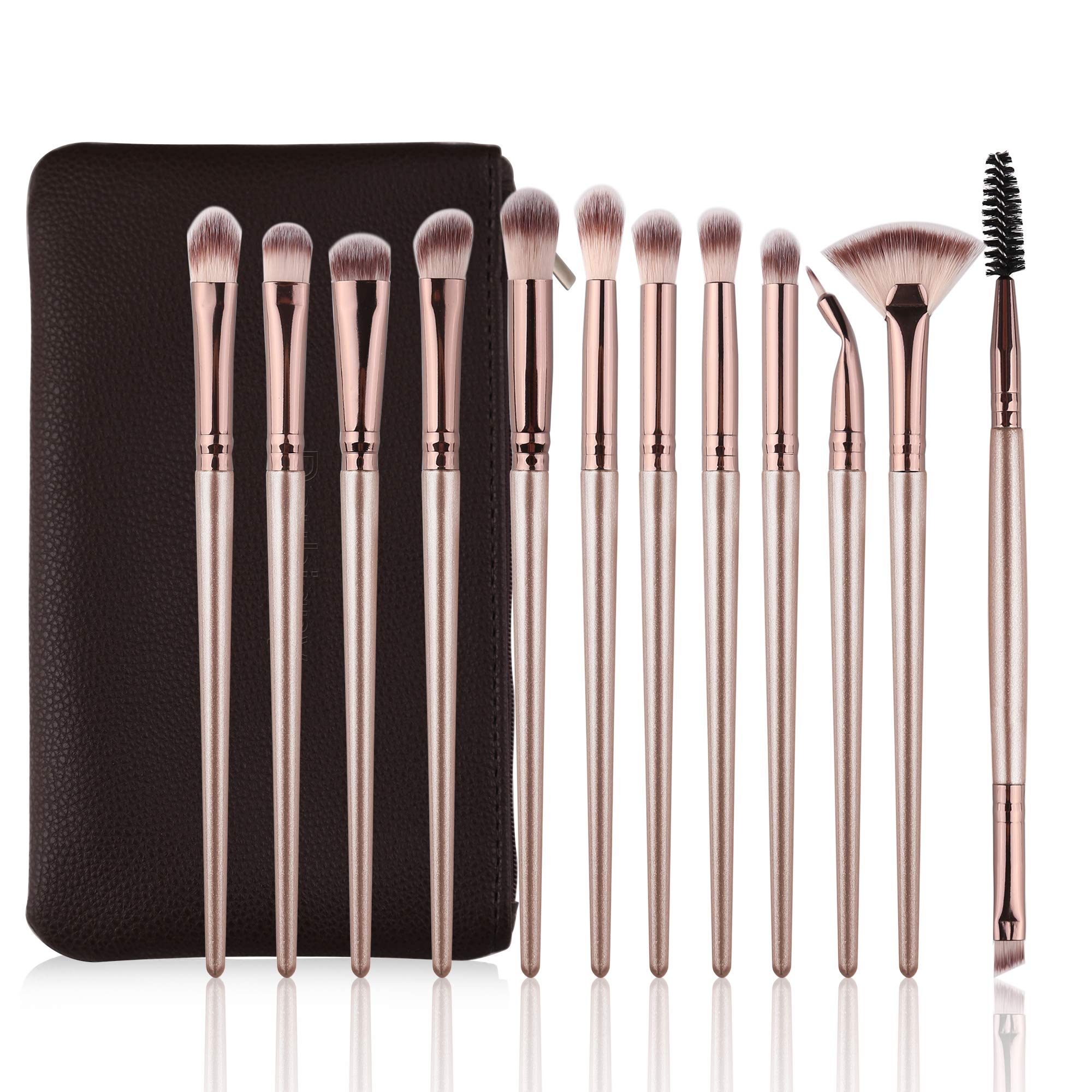 Set De Brochas De Maquillaje Daubigny, 12 Unidades, Sombra De Ojos Con Bolsa - Venta Internacional.