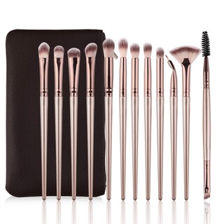 Foto 1 | Set De Brochas De Maquillaje Daubigny, 12 Unidades, Sombra De Ojos Con Bolsa - Venta Internacional.