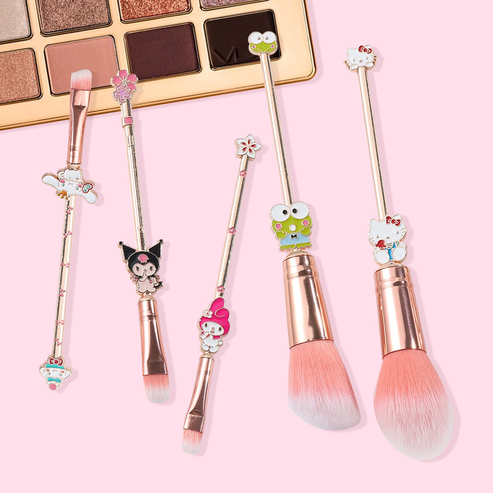 Foto 2 | Set De Brochas De Maquillaje Con Tema De Anime De Dibujos Animados De Wechip Con Bolsa De Almacenamiento - Venta