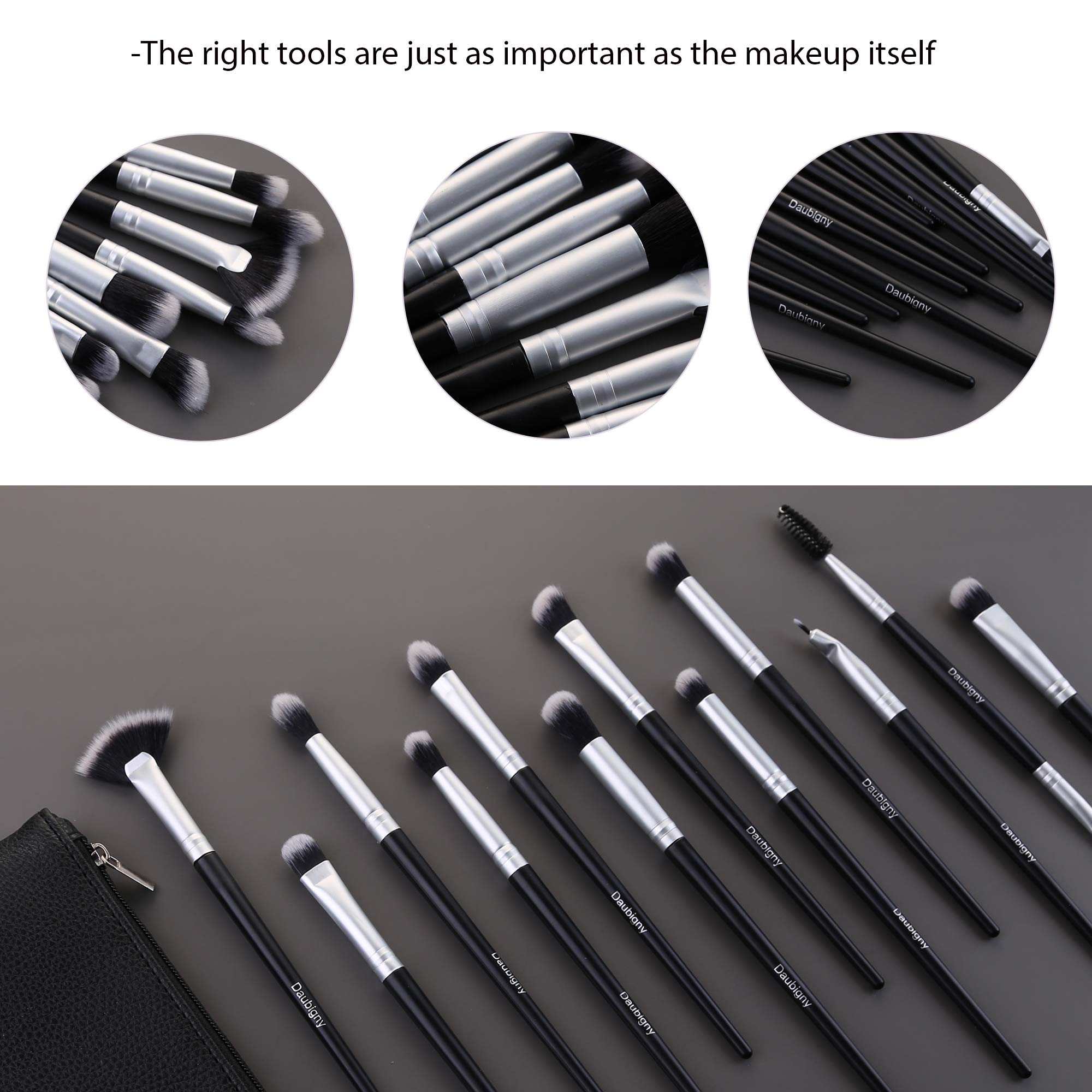 Foto 6 pulgar | Brochas para Maquillaje Daubigny 12 Piezas-Venta Internacional