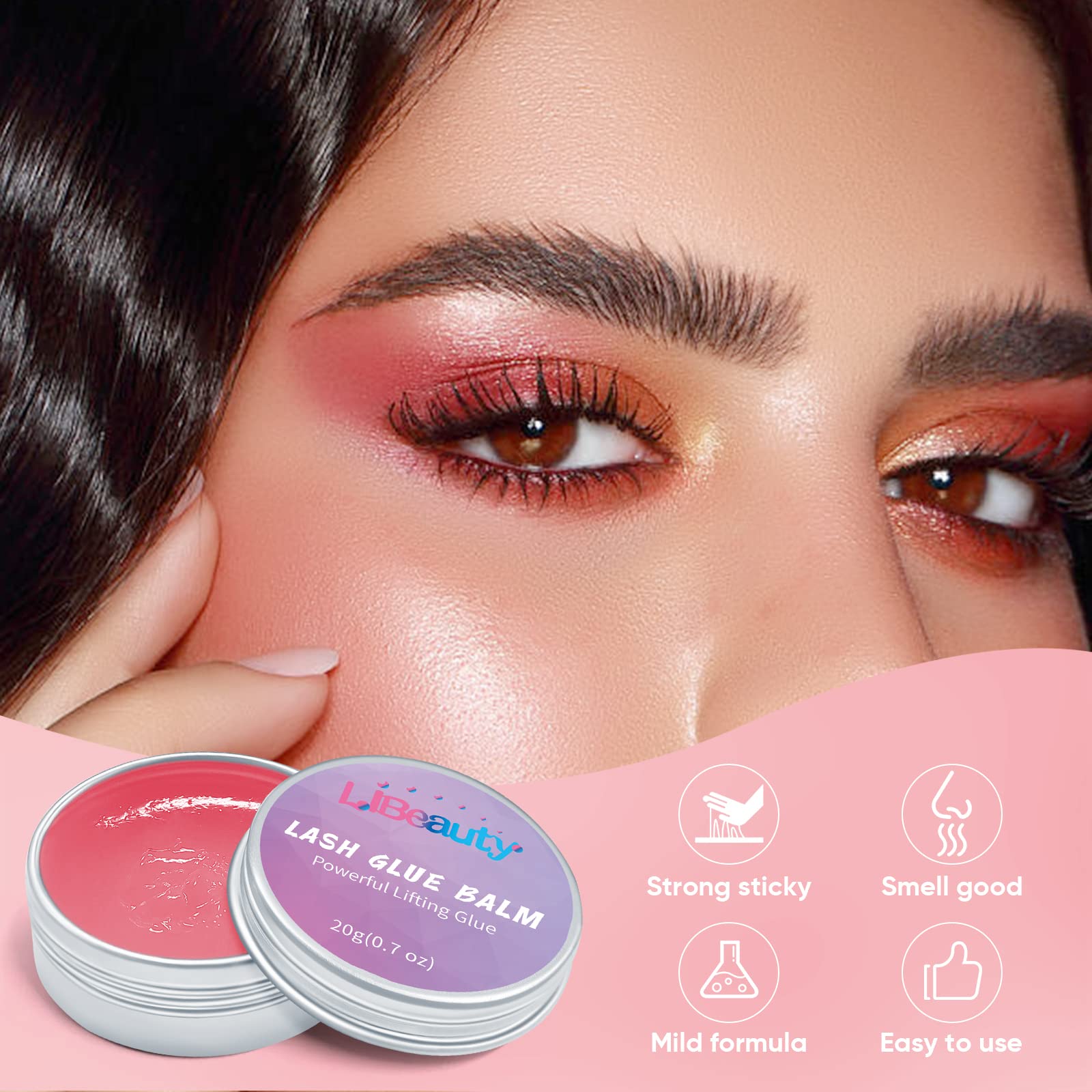 Foto 4 pulgar | Bálsamo Para Pestañas Libeauty Lash Lift Adhesivo, 20 G, Sabor A Fruta - Venta Internacional.