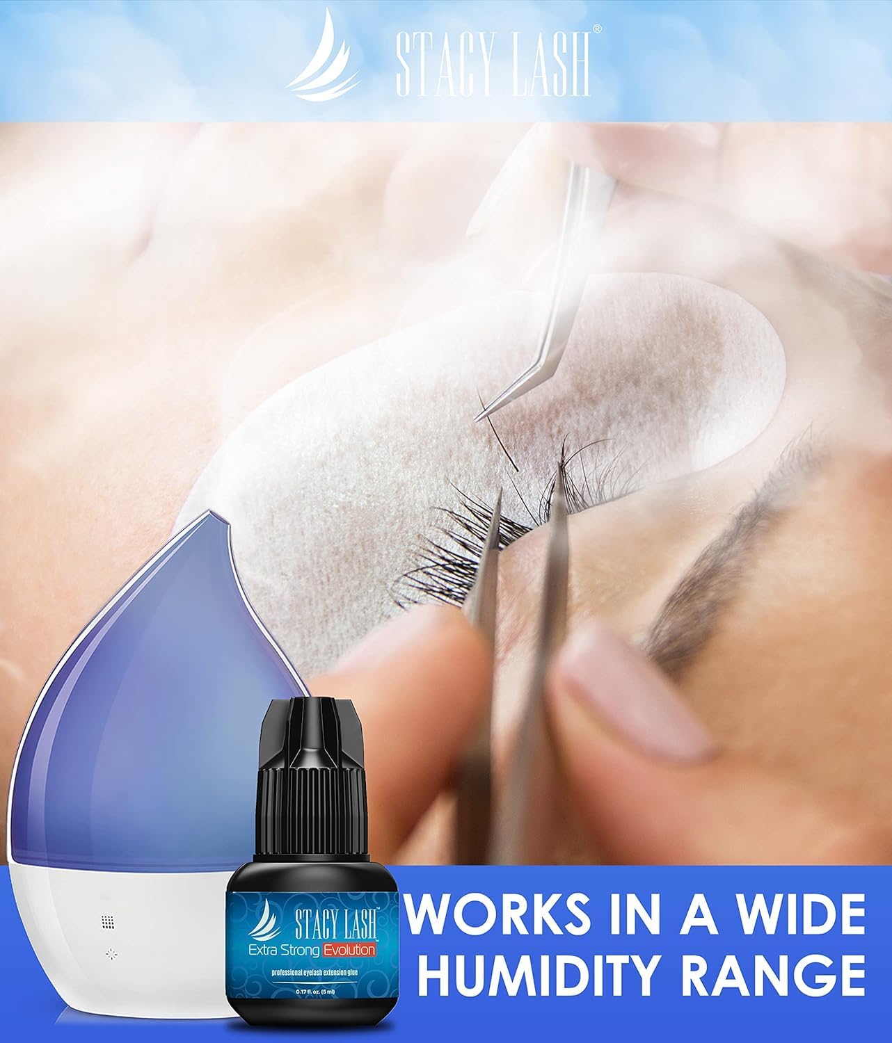 Foto 7 pulgar | Pegamento Para Extensiones De Pestañas Stacy Lash Extra Strong Evolution - Venta Internacional.