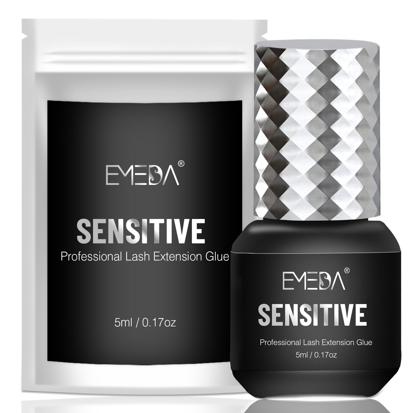 Pegamento Para Extensiones De Pestañas Emeda Sensitive, 5 Ml, Secado Durante 1 Segundo - Venta Internacional.