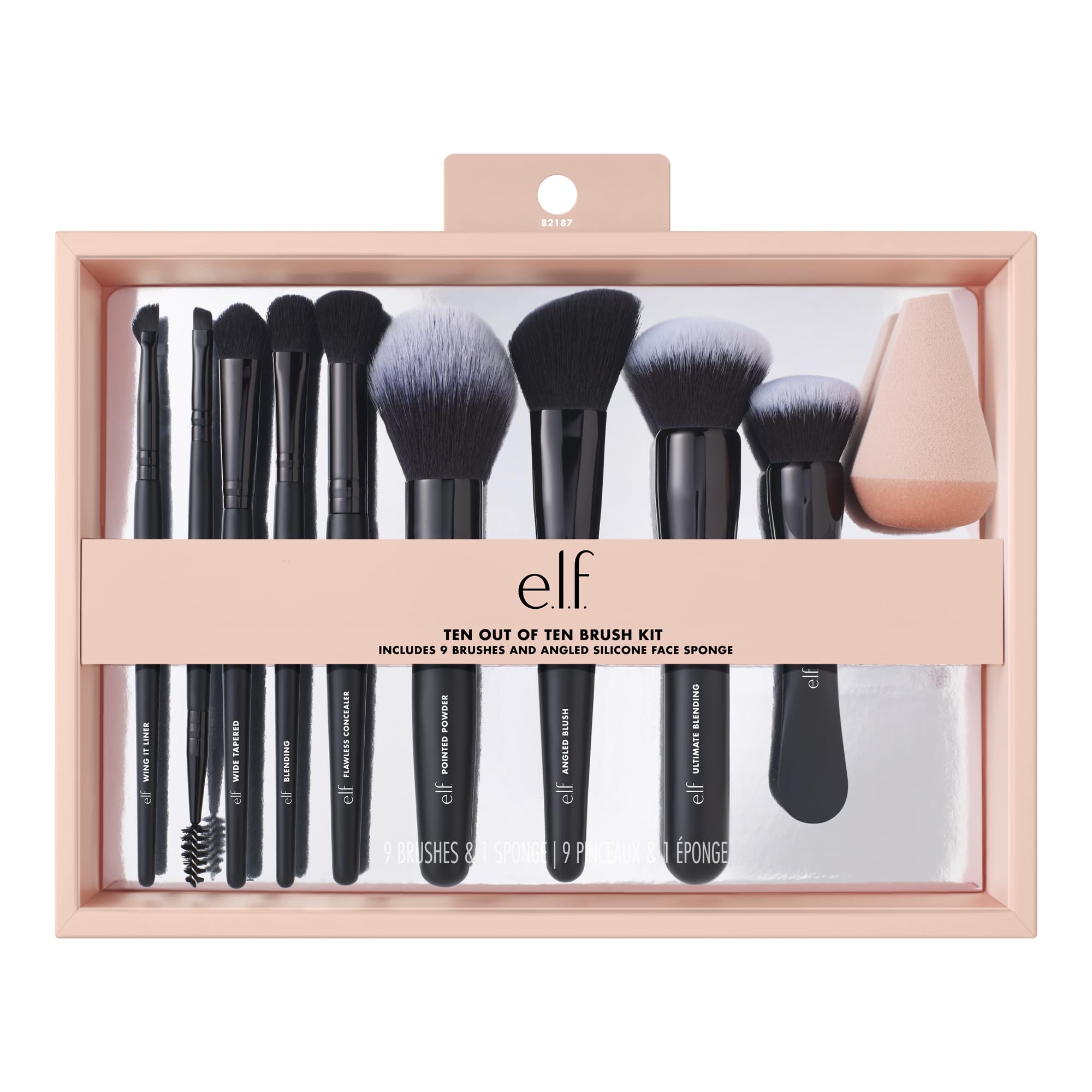 Juego De Cepillos E.l.f. Ten Out Ten, 10 Piezas, Vegano - Venta Internacional. $1,228