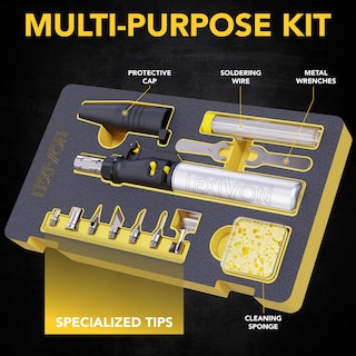 Foto 2 | Kit De Soldador De Butano Lexivon Lx-770 Inalámbrico Con Encendido Automático - Venta Internacional.