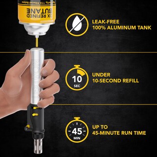 Foto 4 | Kit De Soldador De Butano Lexivon Lx-770 Inalámbrico Con Encendido Automático - Venta Internacional.