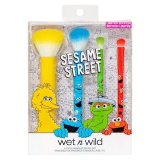 Foto 1 | Set De Brochas De Maquillaje Wet N Wild Sesame Street, 4 Piezas - Venta Internacional.