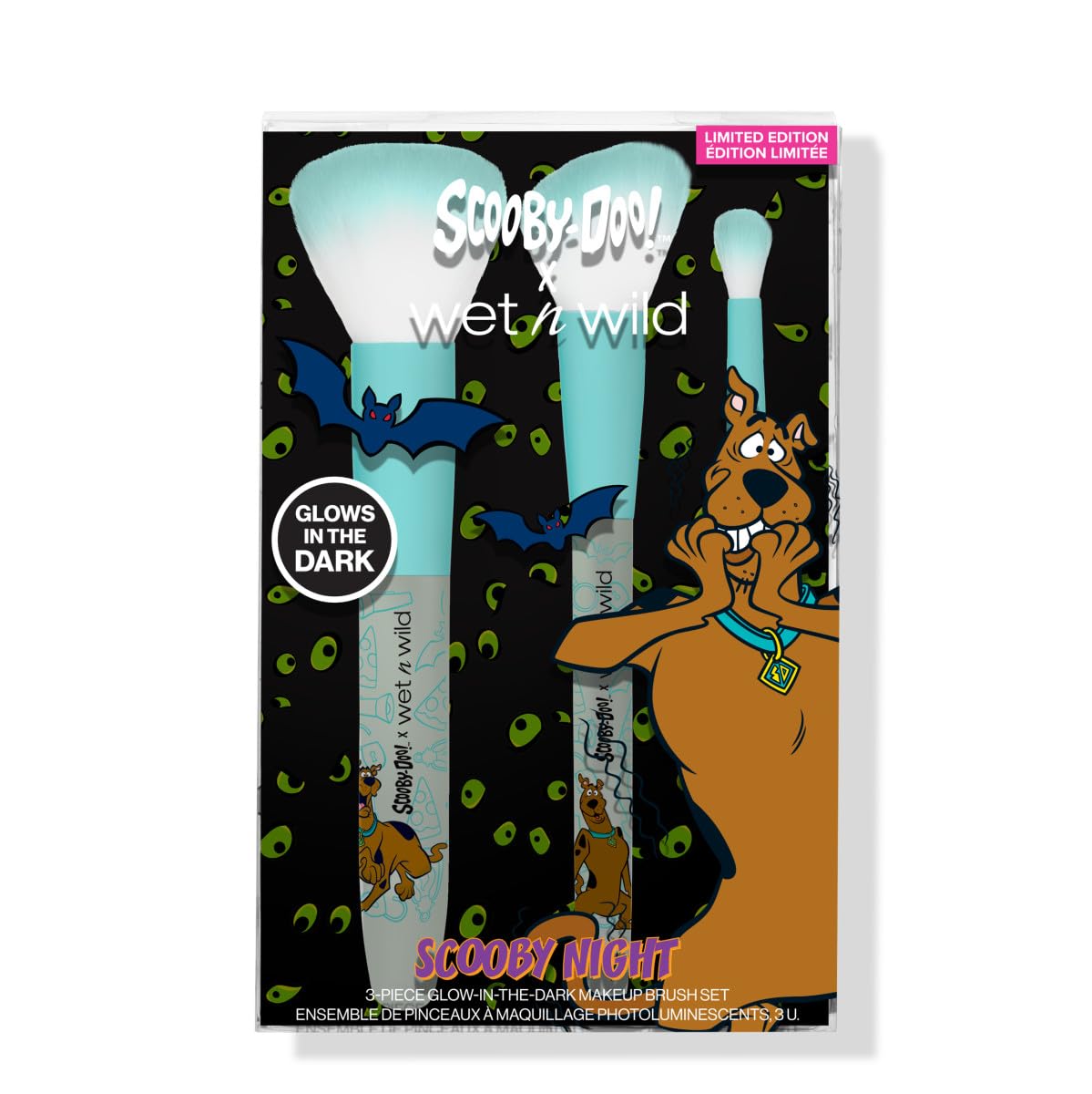 Foto 1 | Set De Brochas De Maquillaje Wet N Wild Scooby Doo Scooby Night, 3 Piezas - Venta Internacional.