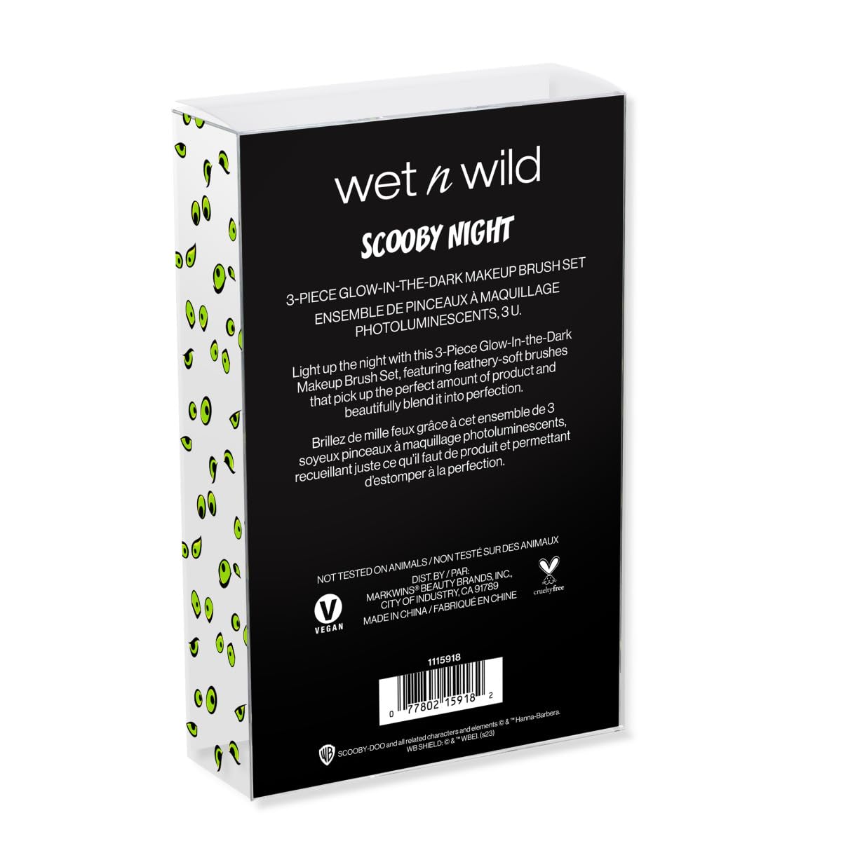 Foto 4 | Set De Brochas De Maquillaje Wet N Wild Scooby Doo Scooby Night, 3 Piezas - Venta Internacional.