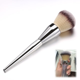 Foto 1 | Brocha De Maquillaje En Polvo, Base, Colorete, Plata, 1 Unidad - Venta Internacional.