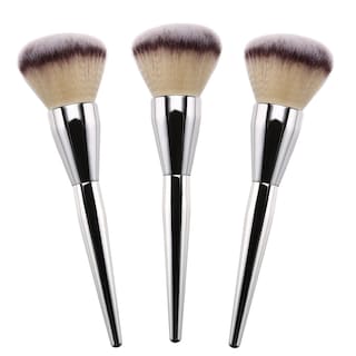 Foto 5 | Brocha De Maquillaje En Polvo, Base, Colorete, Plata, 1 Unidad - Venta Internacional.