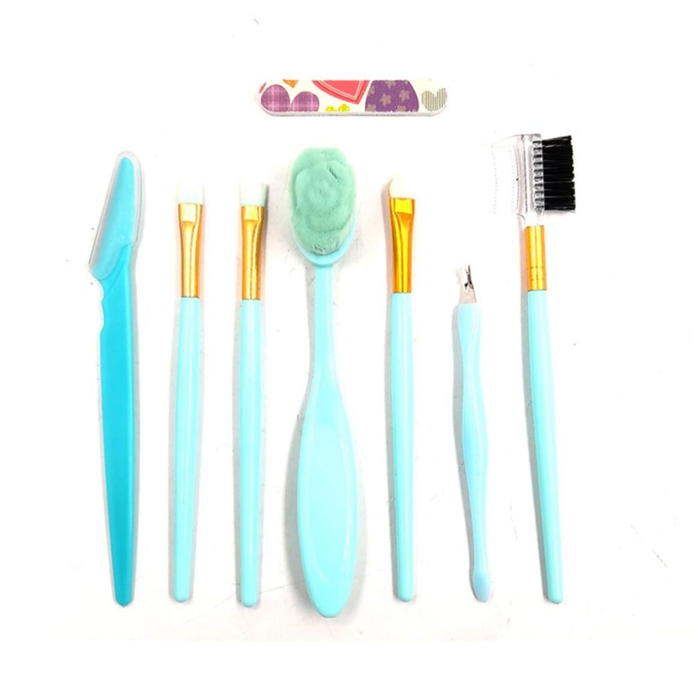Foto 4 | Set De Brochas De Maquillaje De 8 Piezas, Material Sintético, Libre De Crueldad Animal - Venta Internacional.