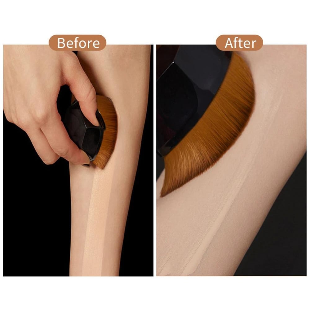 Foto 7 pulgar | Brocha Para Base De Maquillaje Magic Con Funda Negra De Alta Densidad - Venta Internacional.