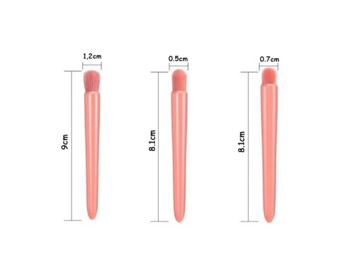 Foto 4 pulgar | Set De Brochas De Maquillaje Profesional Con Funda De Espejo X5 Sintéticas - Venta Internacional.