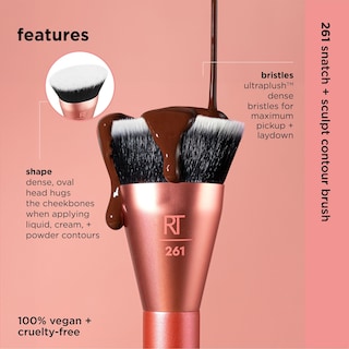 Foto 4 | Brocha De Maquillaje Real Techniques Snatch + Sculpt Contour - Venta Internacional.