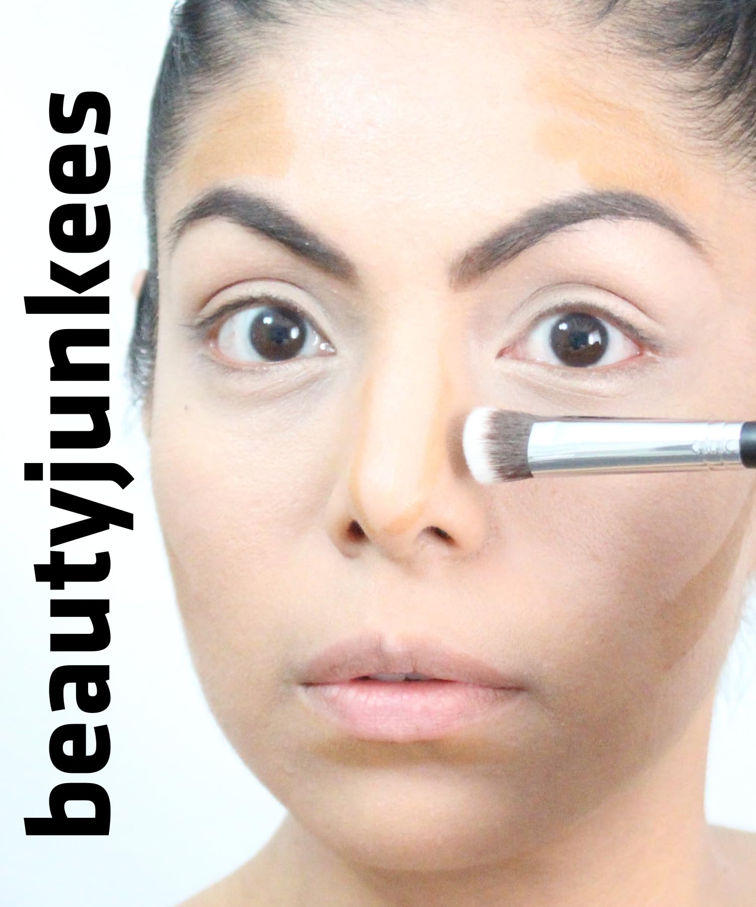 Foto 8 pulgar | Brocha De Maquillaje Beauty Junkees Kabuki Nose Contour Mini - Venta Internacional.