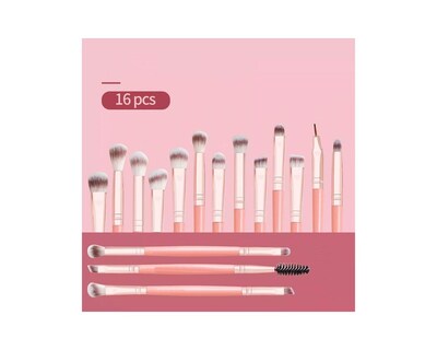 Foto 3 | Kit Brochas 20 Pcs Maquillaje Rosa