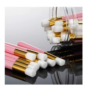 Foto 4 | Brochas Para Limpiar Pestañas De Mink, 40 Unidades Rosa