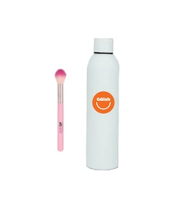 Foto 1 | Pink Up Brocha Para Productos En Polvo + Termo De Agua Güish