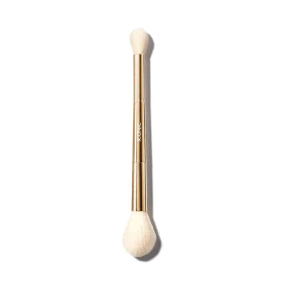 Brocha De Maquillaje Iconic London Highlight And Blush Duo Brush - Venta Internacional. $990
