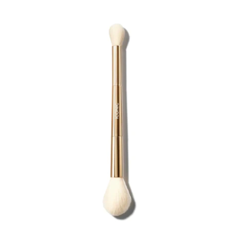 Brocha De Maquillaje Iconic London Highlight And Blush Duo Brush - Venta Internacional.