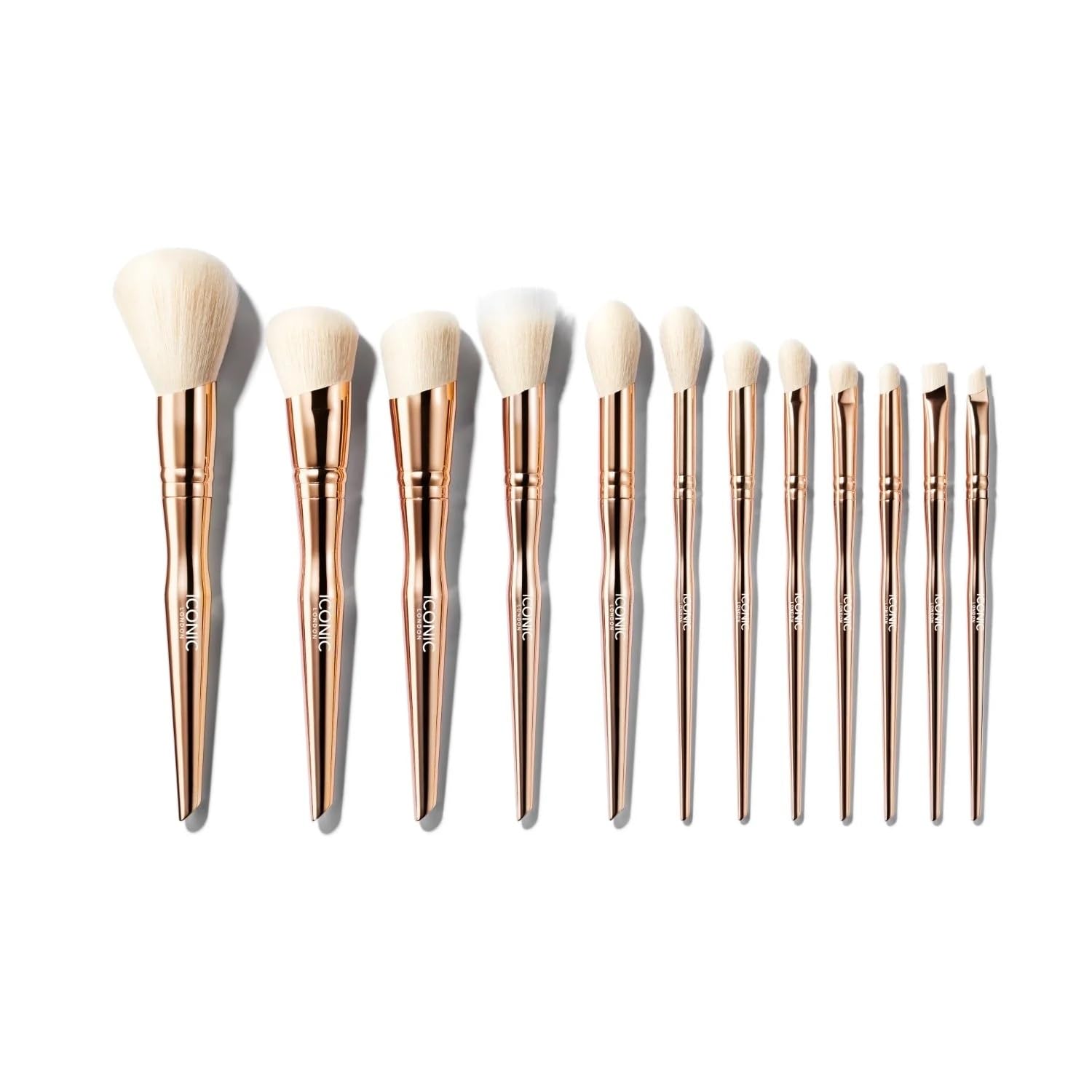 Foto 4 pulgar | Set De Brochas De Maquillaje Iconic London All Angles, 12 Brochas Veganas - Venta Internacional.