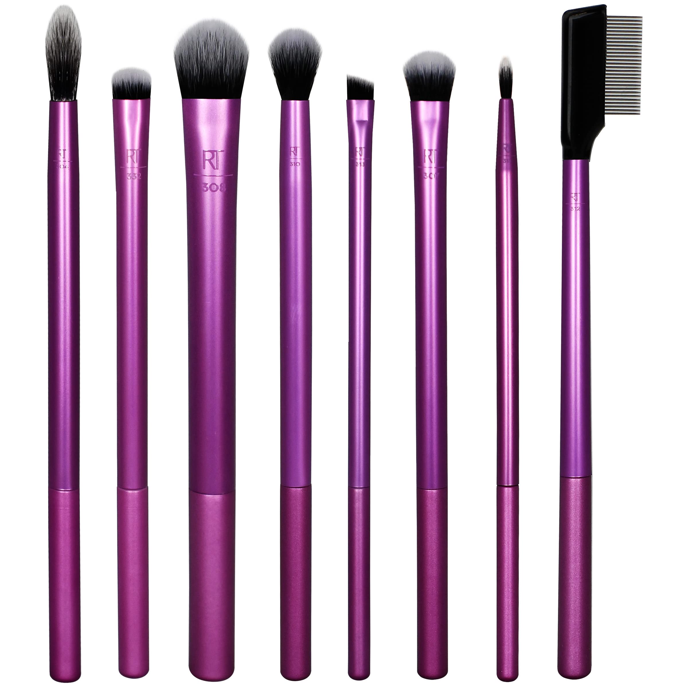 Kit De Brochas De Maquillaje Real Techniques Everyday Eye Essentials, 8 Unidades - Venta Internacional.