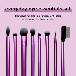 Foto 3 | Kit De Brochas De Maquillaje Real Techniques Everyday Eye Essentials, 8 Unidades - Venta Internacional.