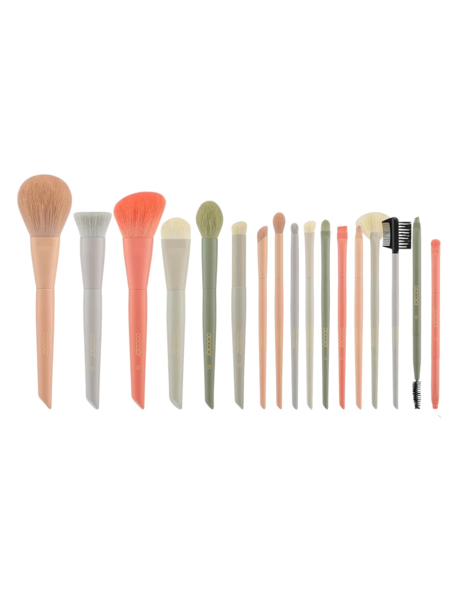 Foto 3 | Set De Brochas Docolor 17 Piezas + Gratis Termo Güish De Regalo