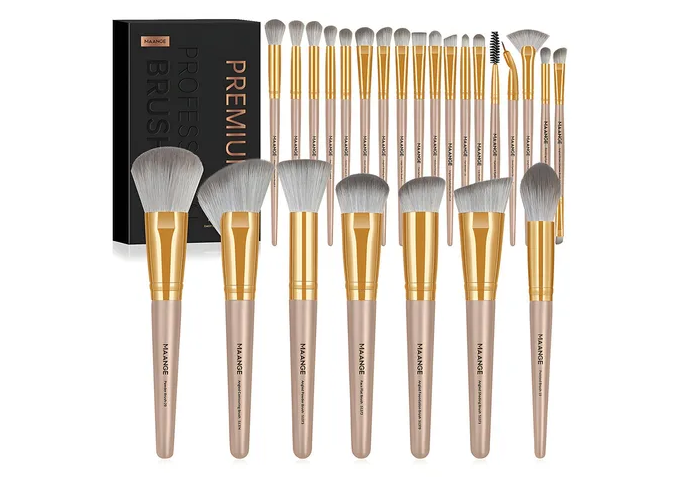Foto 2 pulgar | Set Xtellar 25 Brochas De Maquillaje Profesionales Alta Calidad