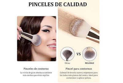 Foto 2 | Set Xtellar 25 Brochas De Maquillaje Profesionales Alta Calidad