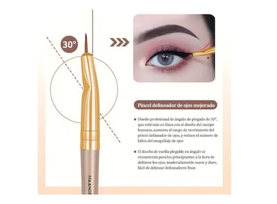 Foto 4 | Set Xtellar 25 Brochas De Maquillaje Profesionales Alta Calidad