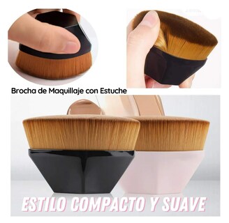 Foto 2 | Brocha Xtellar Plana De Maquillaje Para Base Corrector Polvo